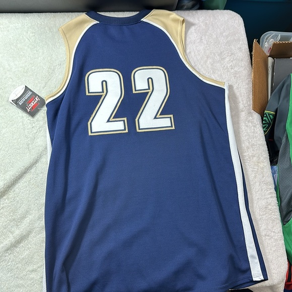 Huskies Men’s Basketball Jersey Navy White and Gold Size Large - Picture 2 of 6